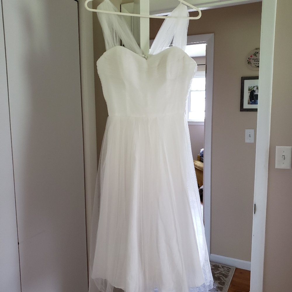 Unique Vintage White Tulle Dress